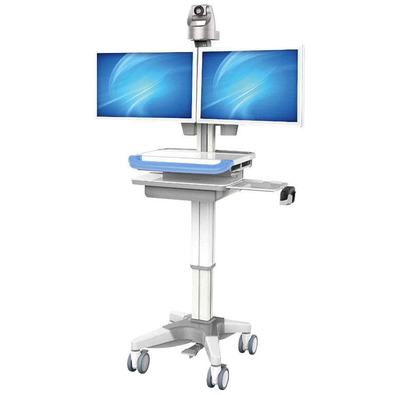 Dual Monitor Medical Cart (HSC-03G)